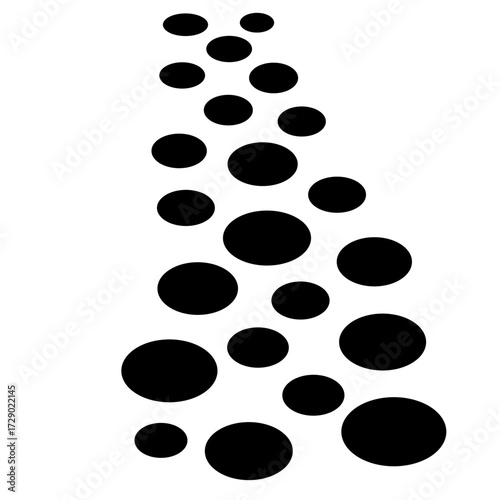 Stepping Stone Silhouette