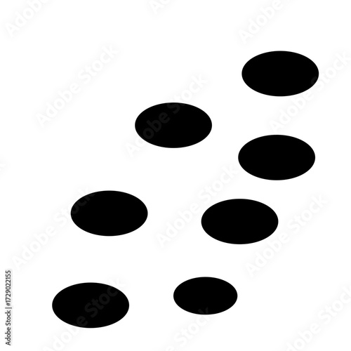 Stepping Stone Silhouette