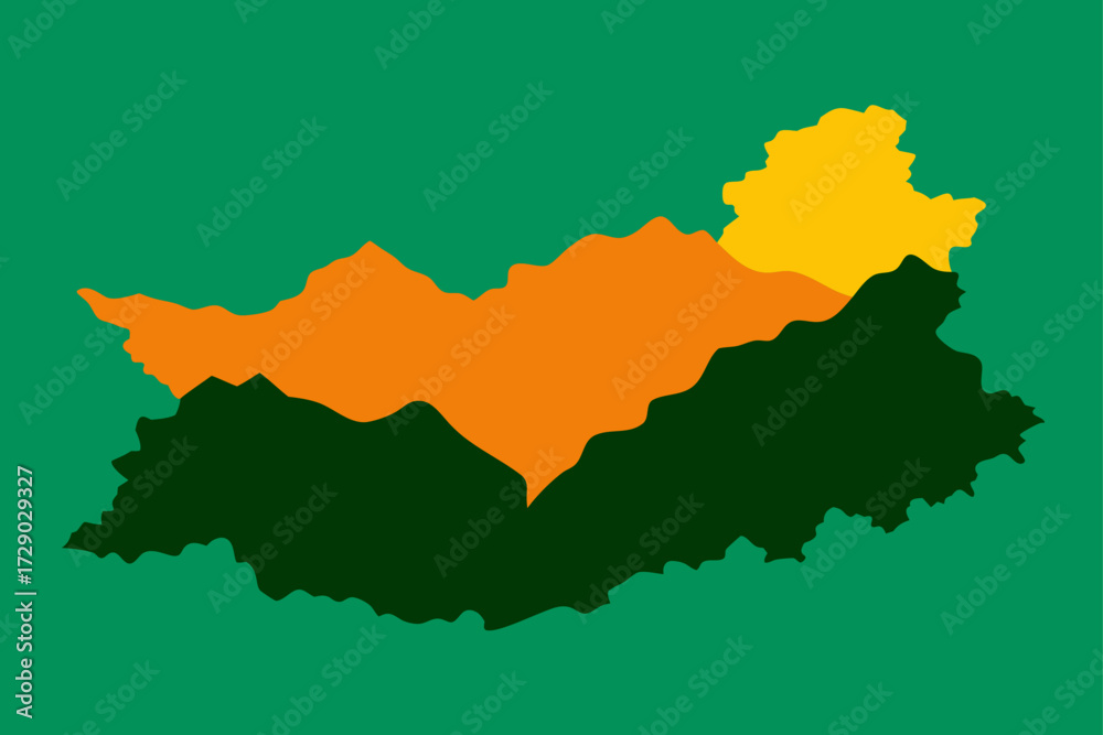 Obraz premium vector illustration of a map