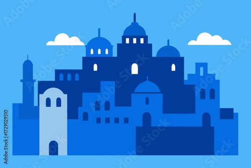 taj mahal vector illustration