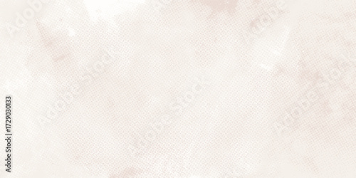 Dotted textured background, noisy gritty dot halftone effect. Gradient beige eggshell texture, old wall. Paper grunge dusty ecru backdrop, pastel overlay.