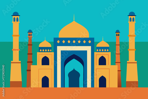 taj mahal agra india