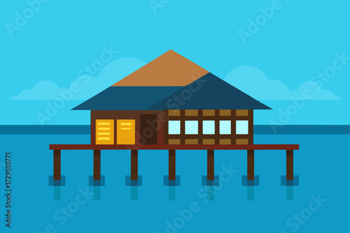 house on the beach