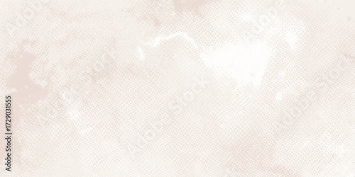 Dotted textured background, noisy gritty dot halftone effect. Gradient beige eggshell texture, old wall. Paper grunge dusty ecru backdrop, pastel overlay.