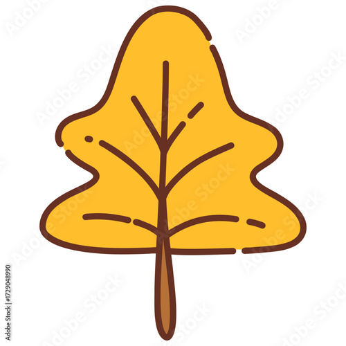 oak leaf vector icon