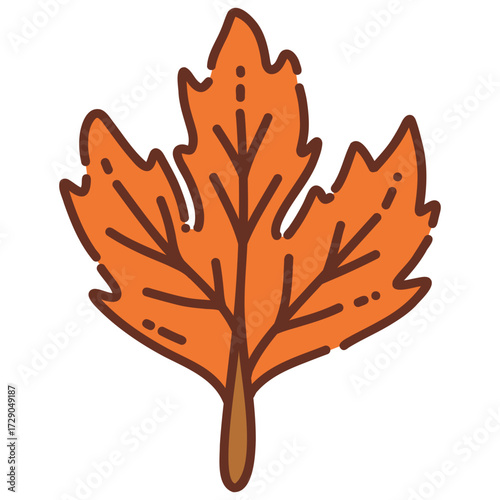 autumn leaf fall illustration