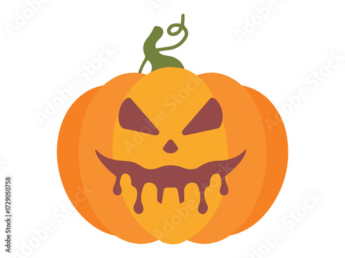 Halloween Pumpkin Lantern Illustration
