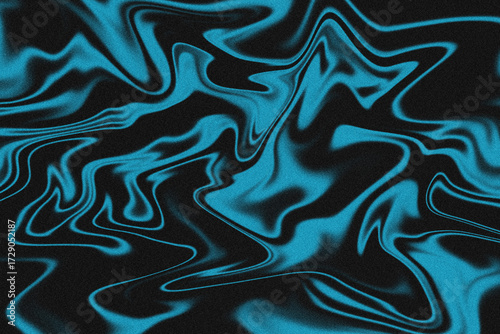 Abstract marbled texture with flowing patterns in vibrant blue and black, creating a dynamic and energetic liquidlike appearance