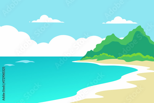sea and mountains