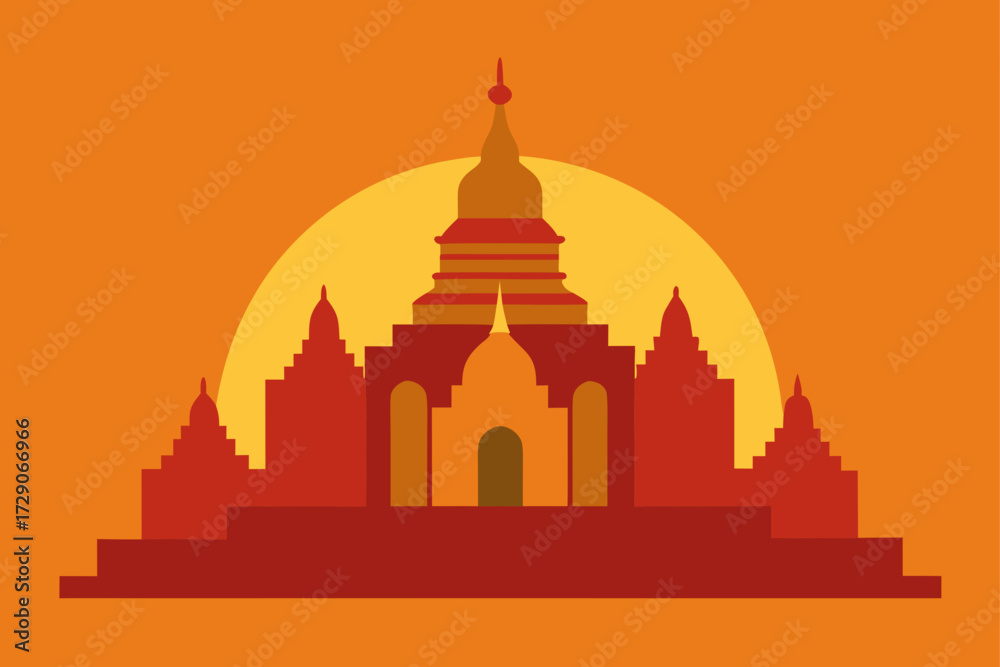 Obraz premium wat phra si sanphet in ayutthaya