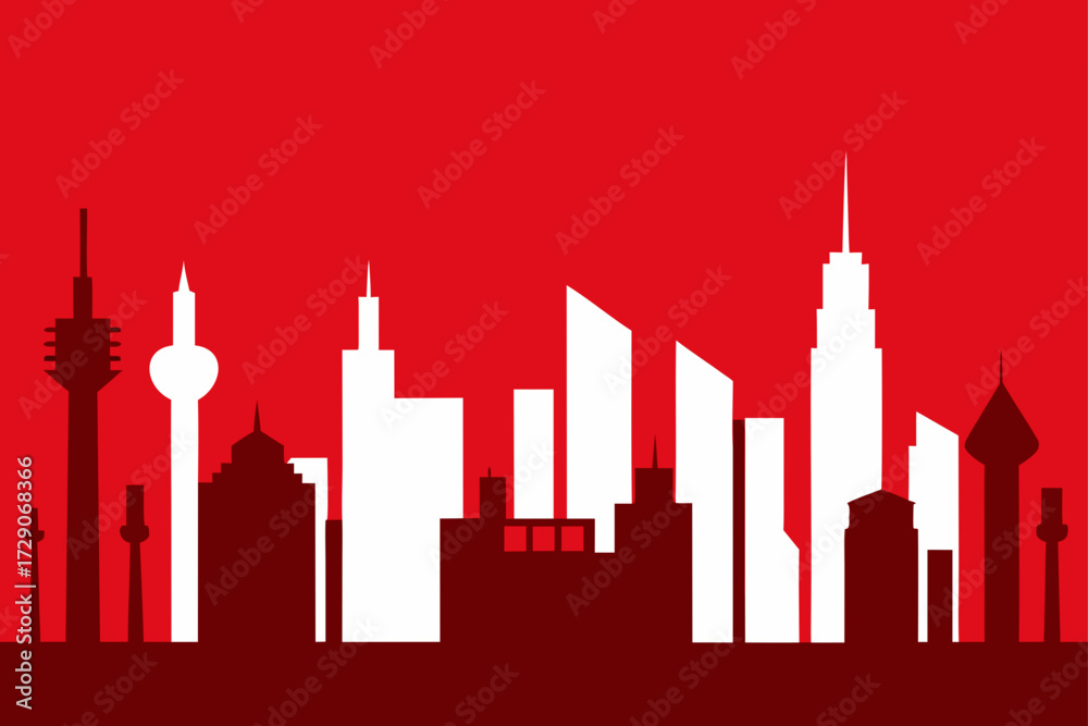 Obraz premium chicago skyline