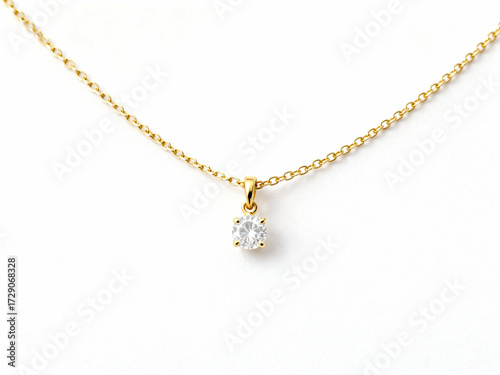 Wallpaper Mural Gold chain necklace with diamond pendant solitaire jewelry fashion accessory gift for her elegant style  Torontodigital.ca