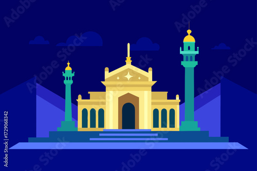 taj mahal vector
