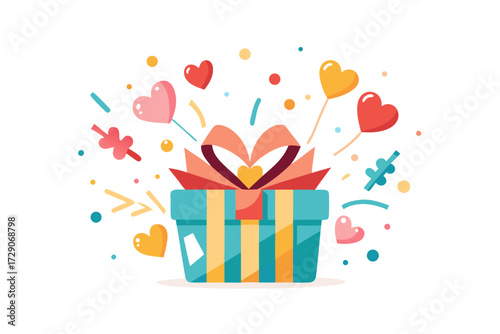 gift box vector illustration