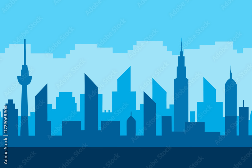 Fototapeta premium new york city skyline