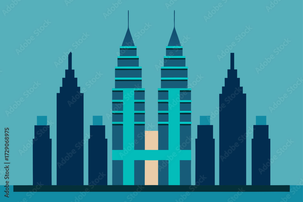 Fototapeta premium new york city skyline