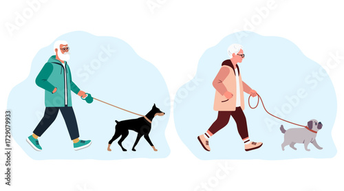 Retirement Activity Retired people Health Walk Dog