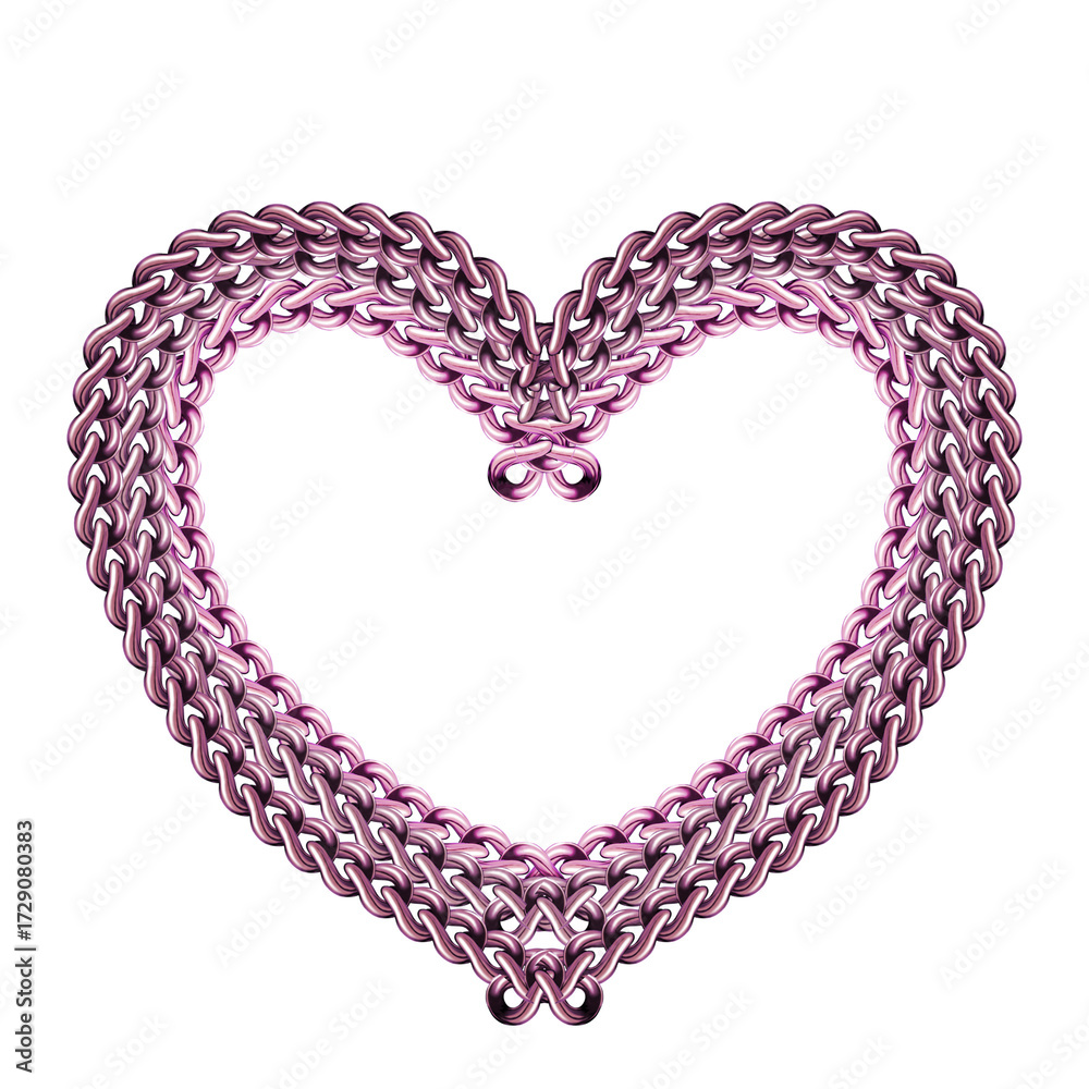 Obraz premium Heart Chain Frame 