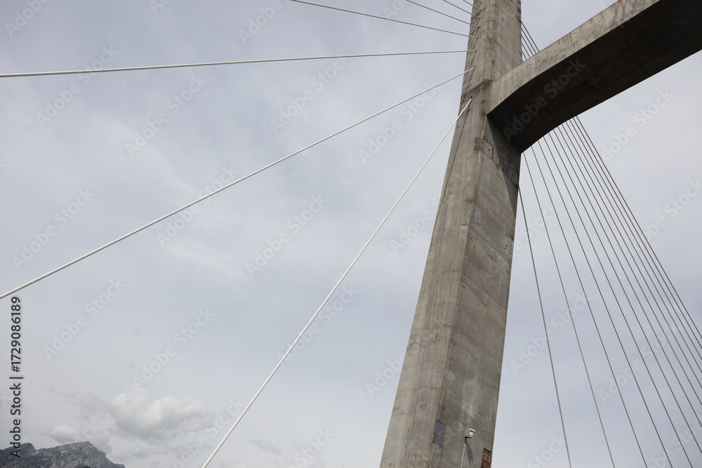 Fototapeta premium cable car bridge