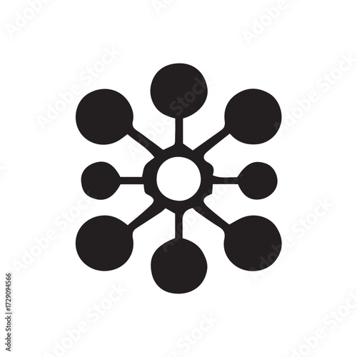 vector illustration of molecules