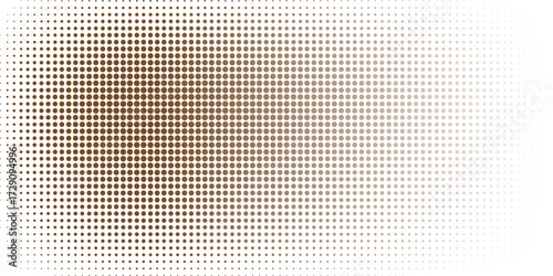 white background with brown dots. vector illustration