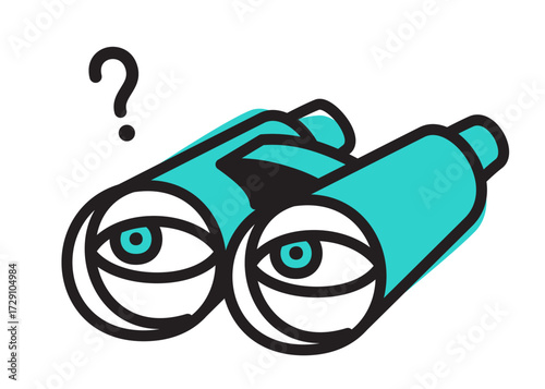 Binoculars for observation and investigation