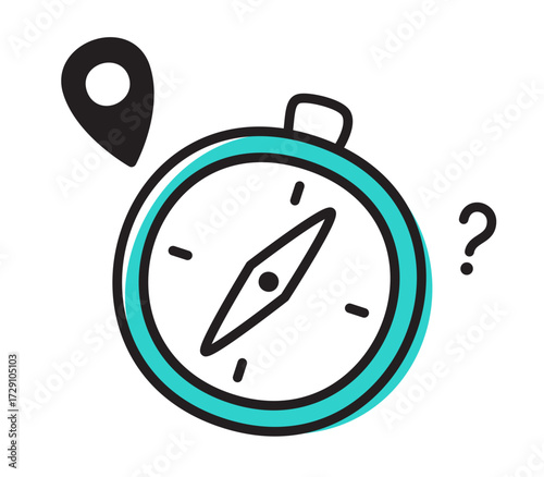 Navigation with compass
