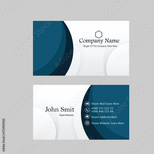 Modern professional business card