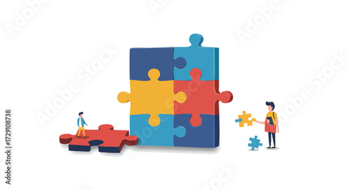 Teamwork and Collaboration Assembling the Puzzle for Success