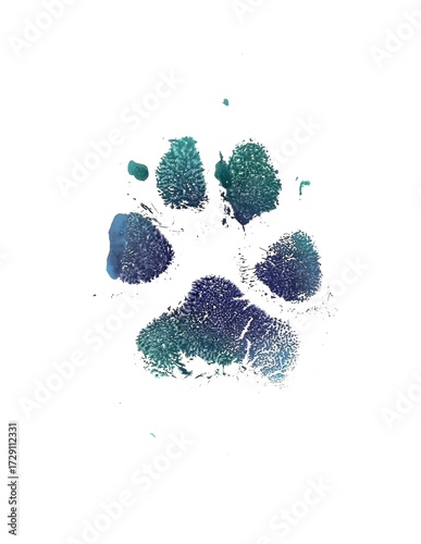 Ink Paw Print