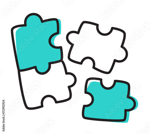 Problem solving with puzzle pieces
