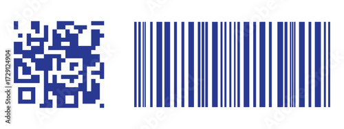 Barcode scan icon. vector bar code. Simple fake bar code. Barcode product distribution icon Scan me text. Smartphone usage. payment and identification. Scan barcode icon outline collection