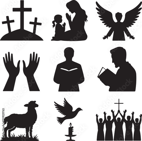 Religious Figures and Worship Icons