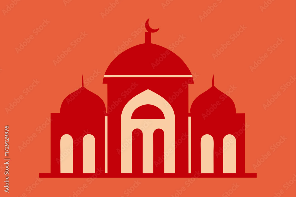 Fototapeta premium taj mahal vector