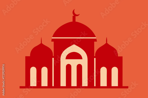 taj mahal vector