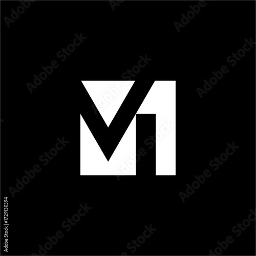 This M1 monogram logo is bold yet refined, with a contemporary feel. It's suitable for industries focused on excellence, like sports teams or financial services.