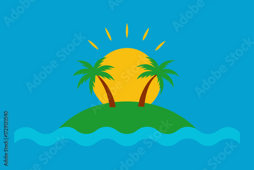 palm trees on the beach