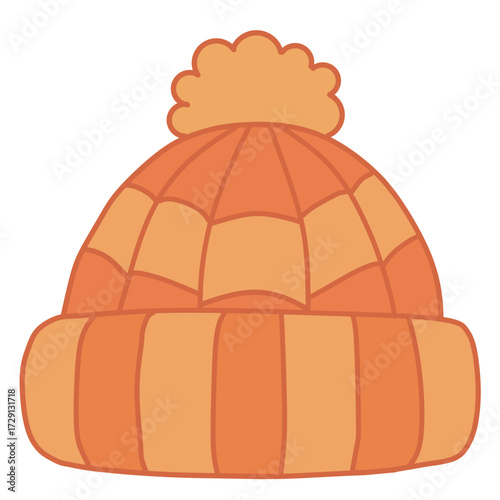 Autumn Beanie Hat Illustration