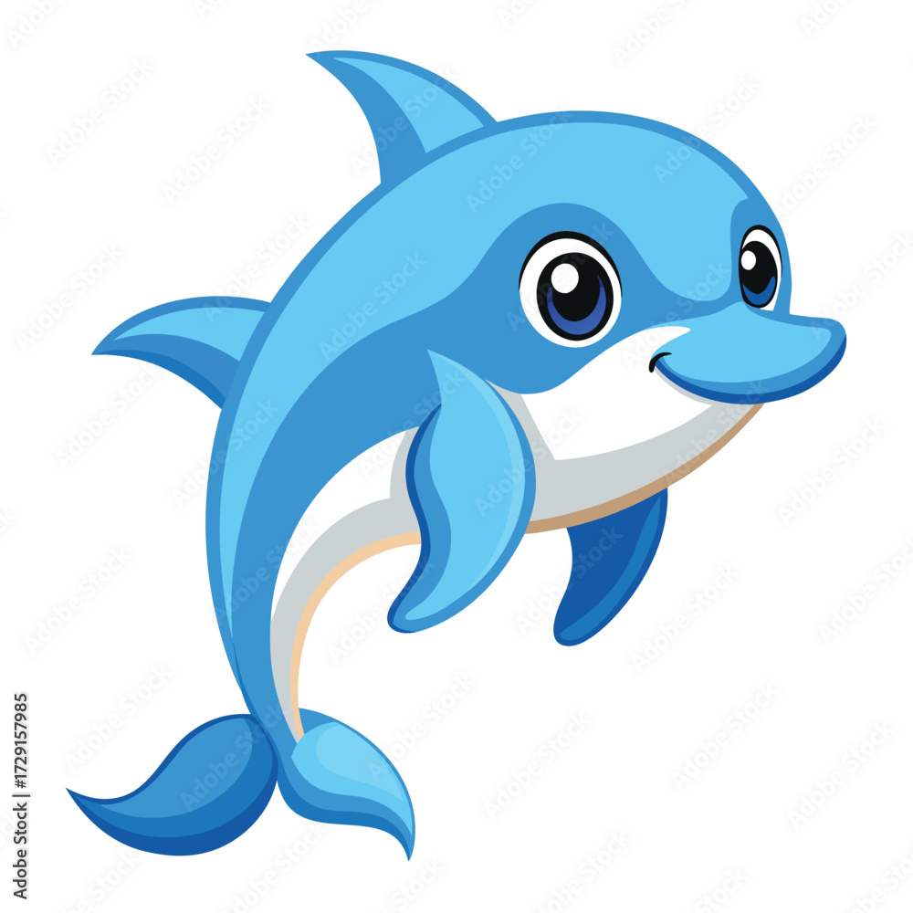 Fototapeta premium dolphin with ball