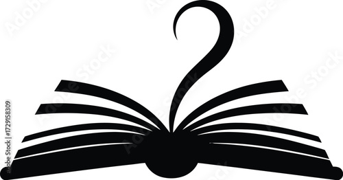 Open book with question mark pages query