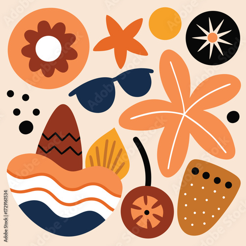 summer seamless pattern