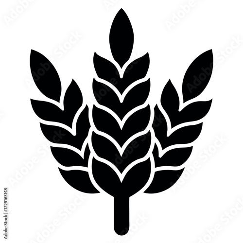 ginger ears one silhouette  black vector icon sty.eps