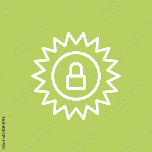 lock icon vector illustration