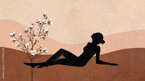 Serene Woman Resting in Warm Sunlight