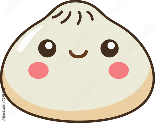That is a very sweet dumpling! Here are the title and the keyword list you requested, formatted for Adobe Stock