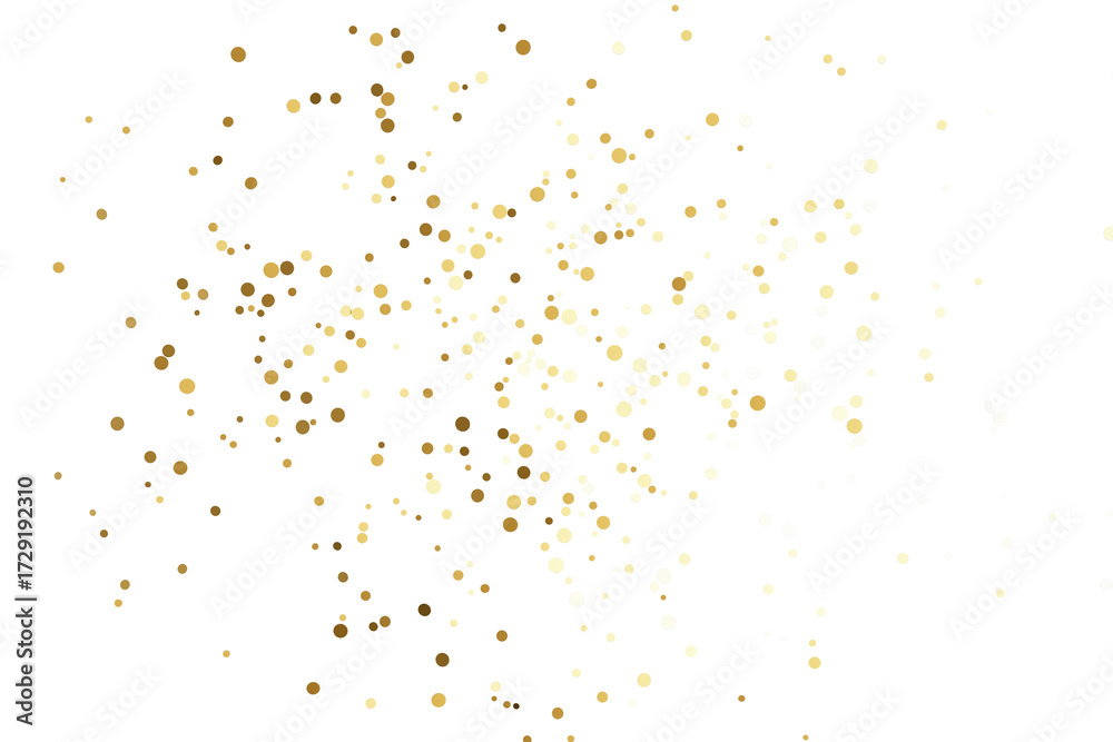 Obraz premium Gold Glitter Dust Spray. Golden particles. Festive Confetti Background. Greeting Design. Congratulations Card 