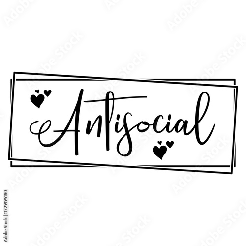 Antisocial SVG