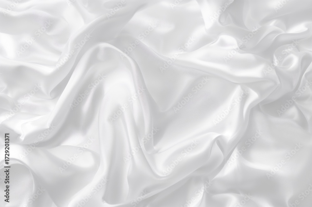 Obraz premium Soft undulating waves on a light fabric backdrop