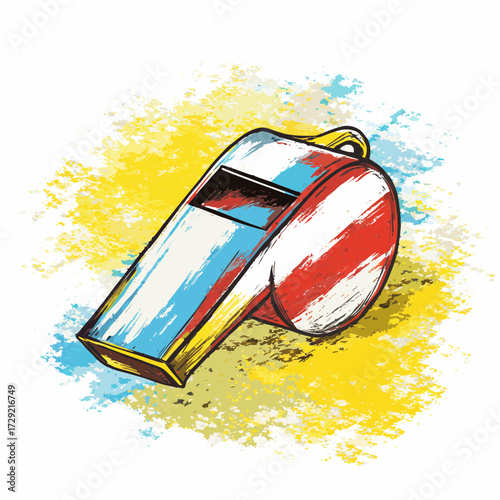 icon of referee whistle