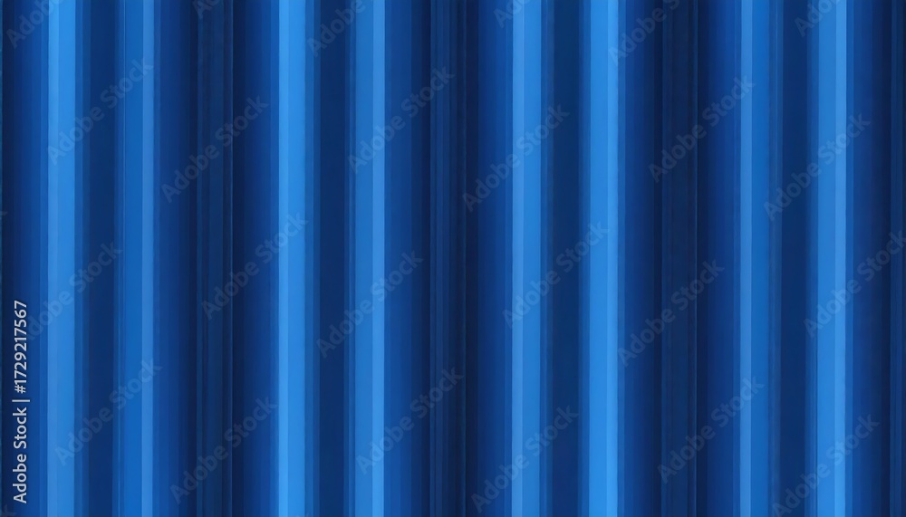 Obraz premium Deep blue fabric drapes with vertical folds